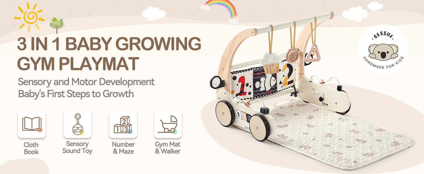 baby gym playmat walker
