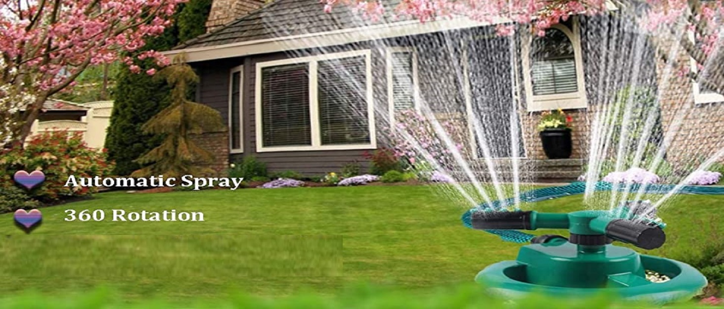 kesi Garden SprinklerAutomatic Lawn Water Sprinklers for Yard 360