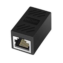 RJ45 coupler gold plated.