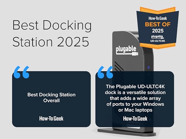 Mac docking station with how to geek &#39;best of&#39; awards