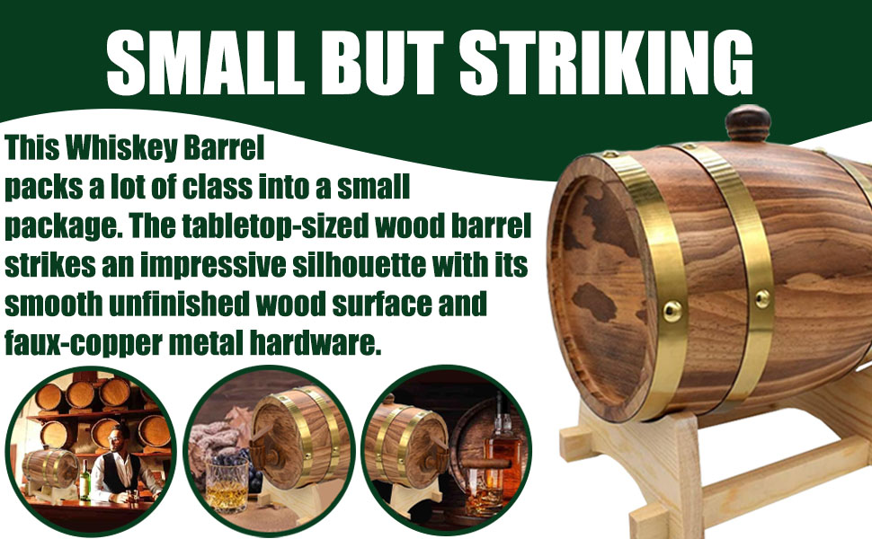 1.5L Oak Aging Barrels Whiskey Barrel