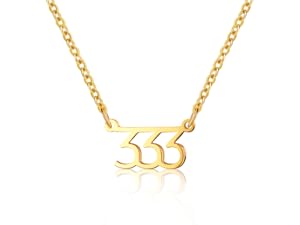 angel number necklace 333