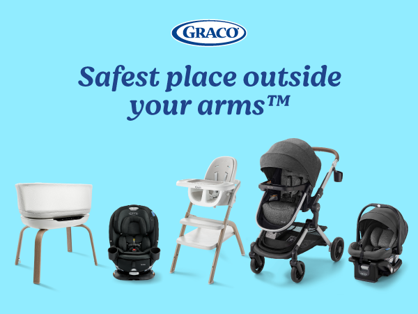 Graco baby infant toddler turning car seat highchair stroller bassinet safe reliable durable trusted