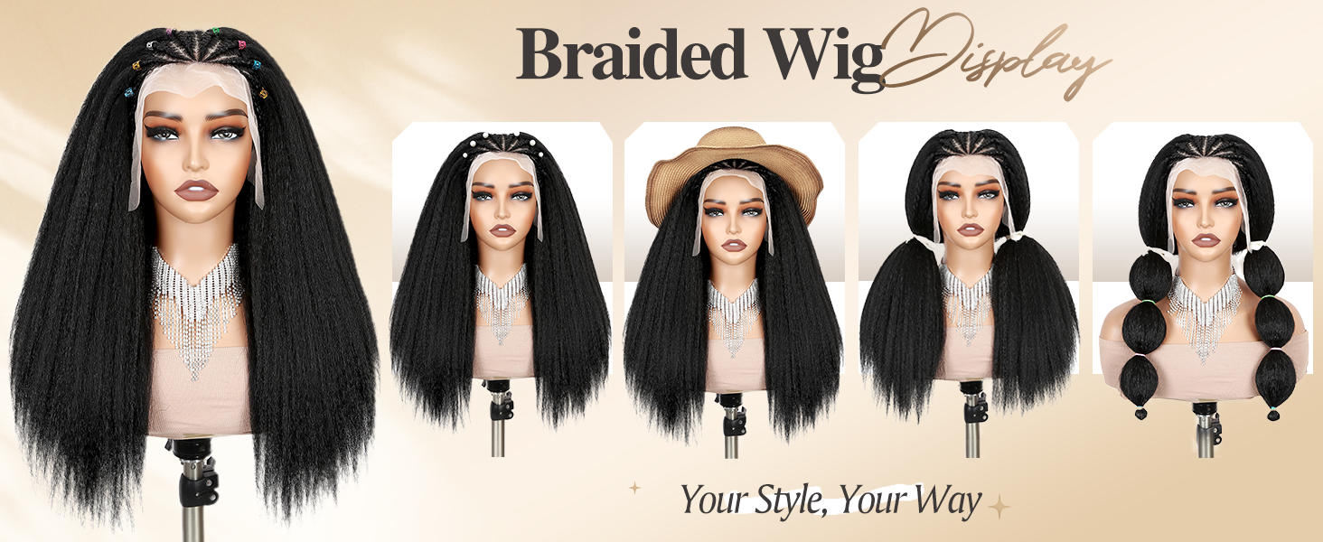 Handmade Cornrow Braids Wig