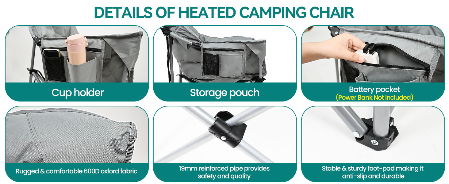 Heated Camping Chair