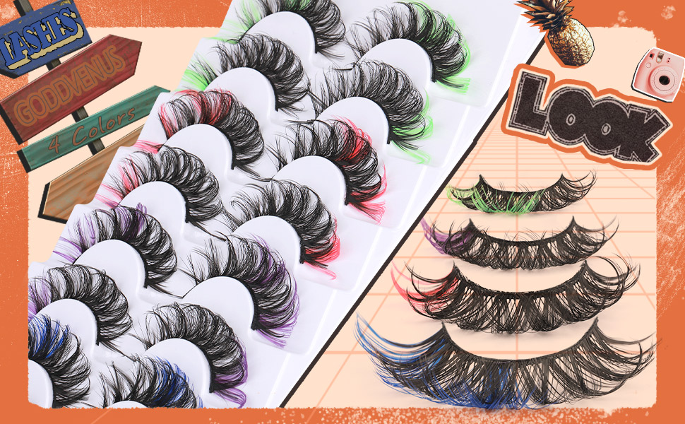 Colored Eyelashes