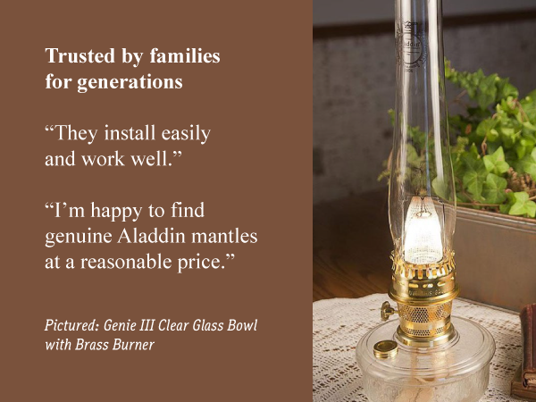 Amazon.com: Aladdin Lox-On Mantle, Model R150 for Bright Non