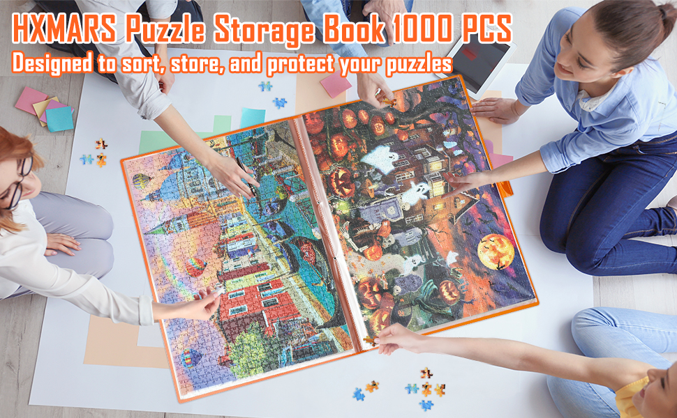 HXMARS Puzzle Storage Folder for 1000Pieces Large Capacity Jigsaw
