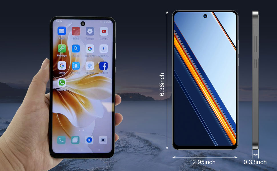 6.56inch INCELL screeen,Thinner,Lighter