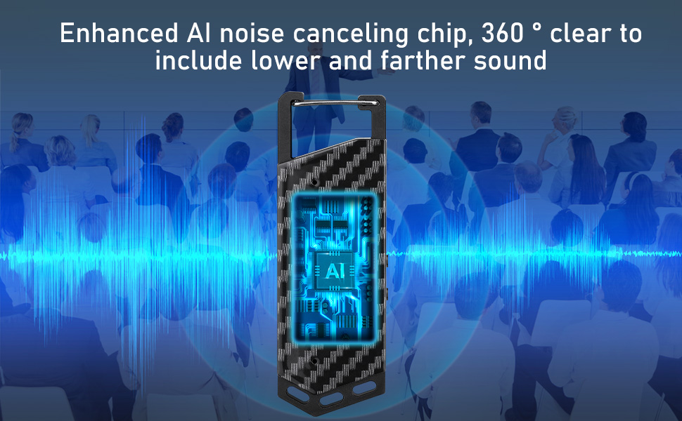 Digital Voice Recorder, 64GB Bluetooth Voice Activated Recorder, 800