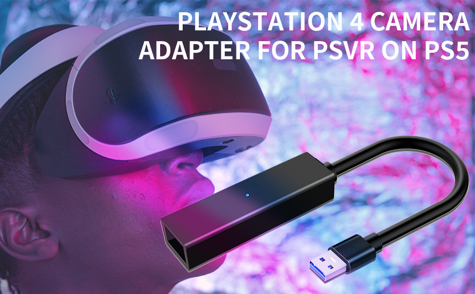 PS4 Camera Adapter for PS5, PS VR Adapter, PS4 Controller