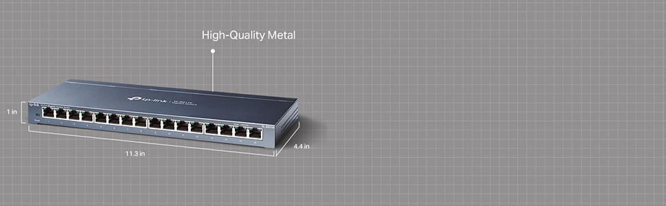 TP-Link 16-Port Gigabit Ethernet Network Switch with Metal