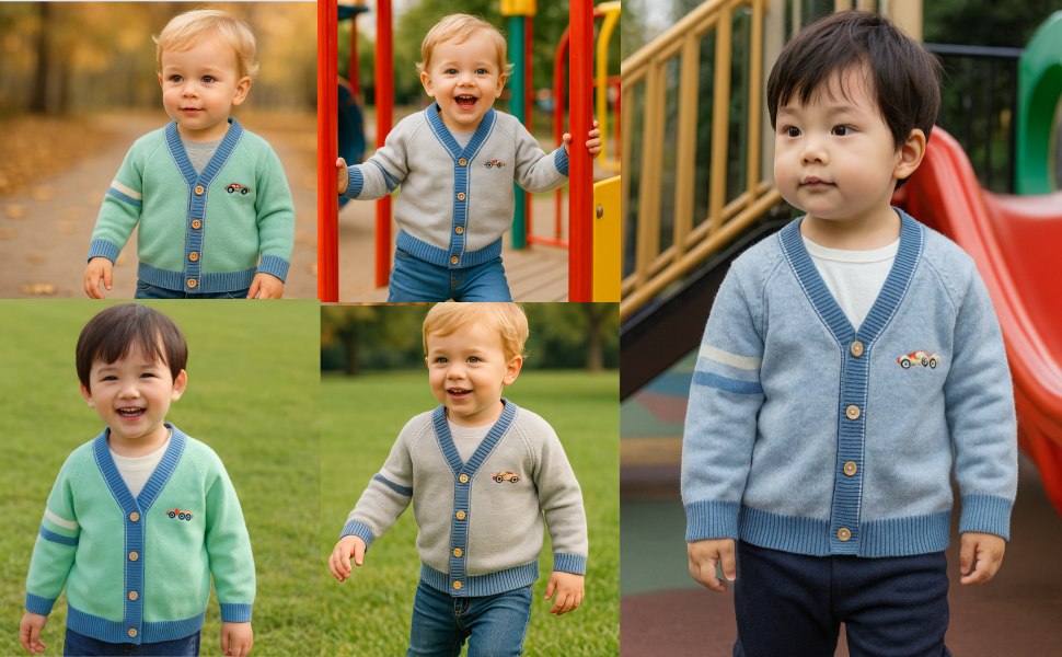 Toddler Baby Boys Cardigan Little