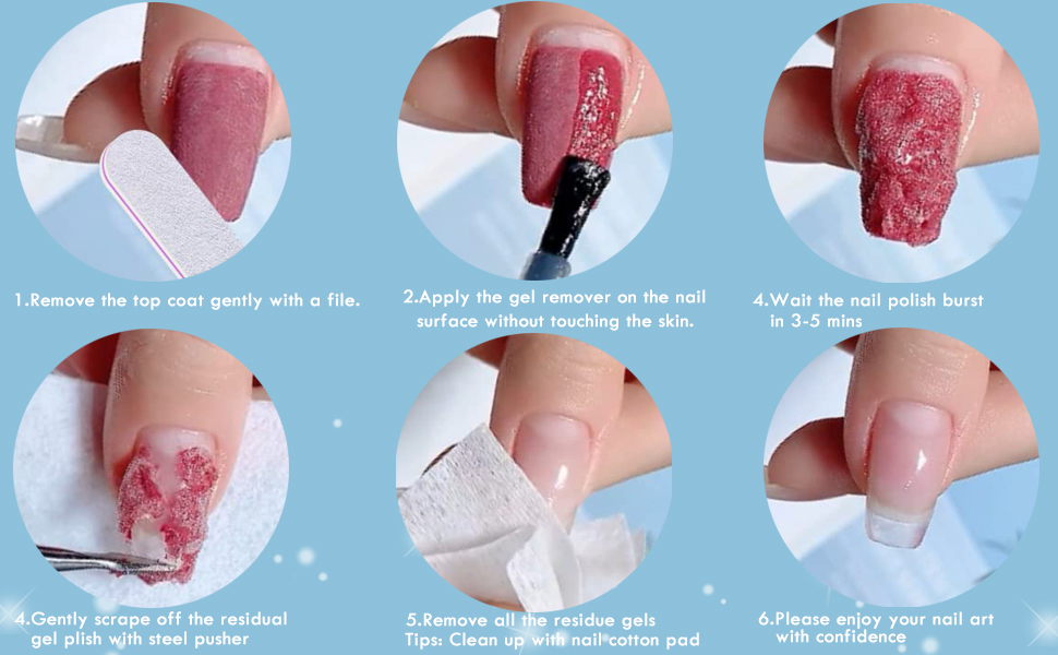 gel nail polish remover