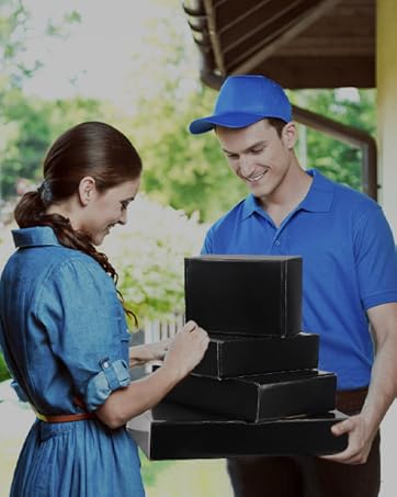 small cardboard letter postal boxes for posting shipping small parcel black packaging mailing