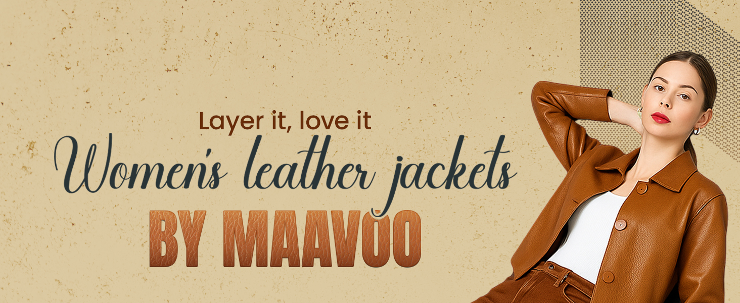 Maavoo leather jackets