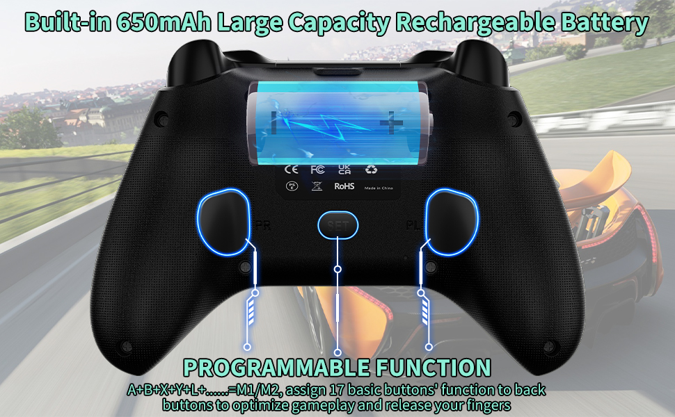 PC Controller 2.4G Wireless Gaming Controller for PC