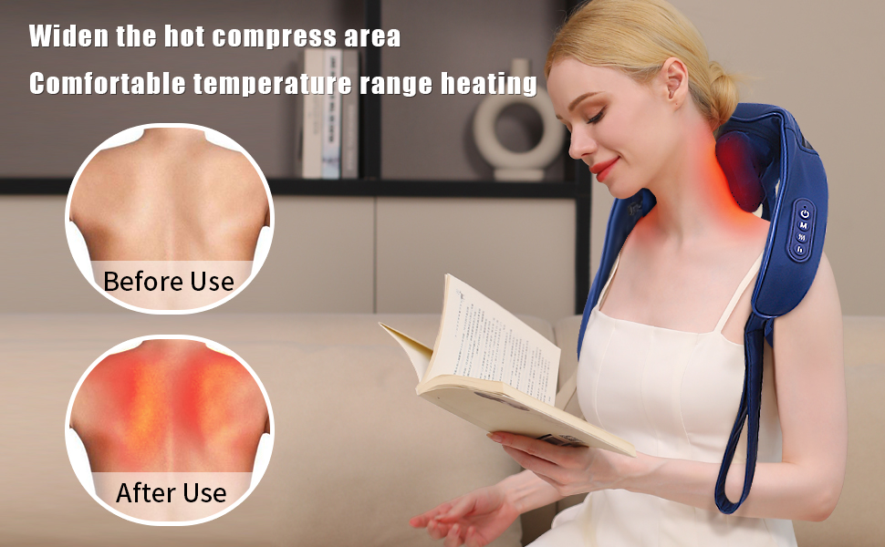 Shiatsu Neck and Shoulder Massager with Heat