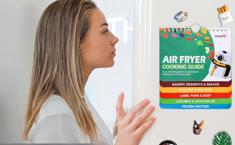 COOKING GUIDE HANGING ON A SURFACE