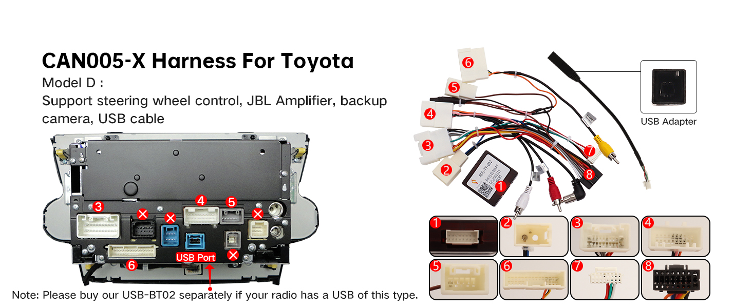 camry audio wiring harness
