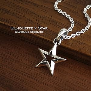 Amazon | 新宿銀の蔵 シンプル スター ペンダントトップ