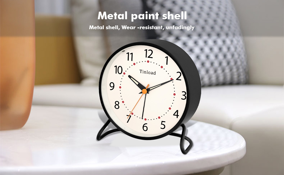 4.5" Antique Retro Analog Alarm Clock, S... 17 4