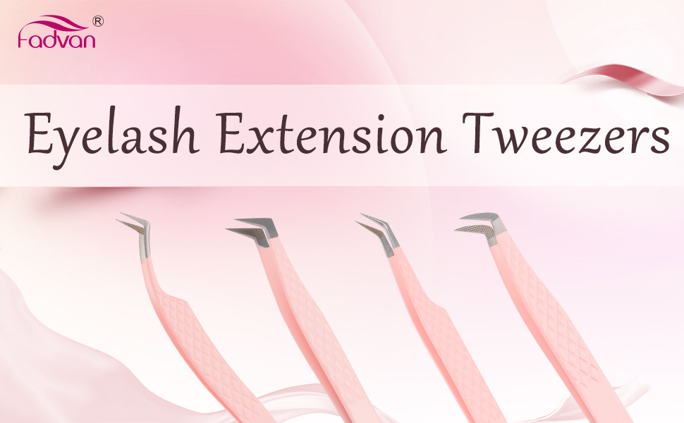 Eyelash Tweezers Professional Eyelash Extension Tweezers 3D 6D Volume