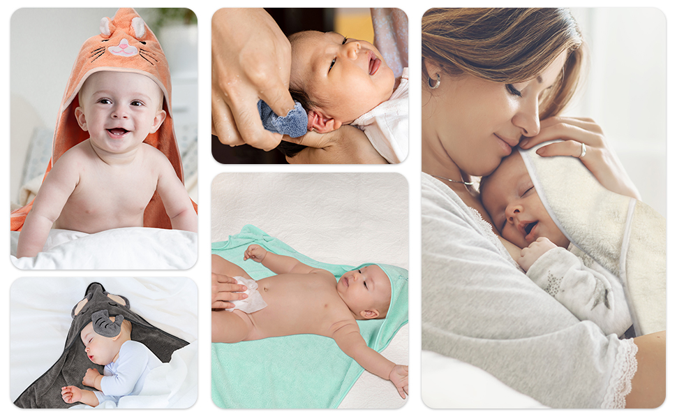 baby bath towel newborn gift for shower babys towel for boys &amp;amp; girls