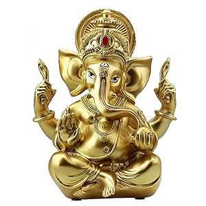 輝くガネーシャ像