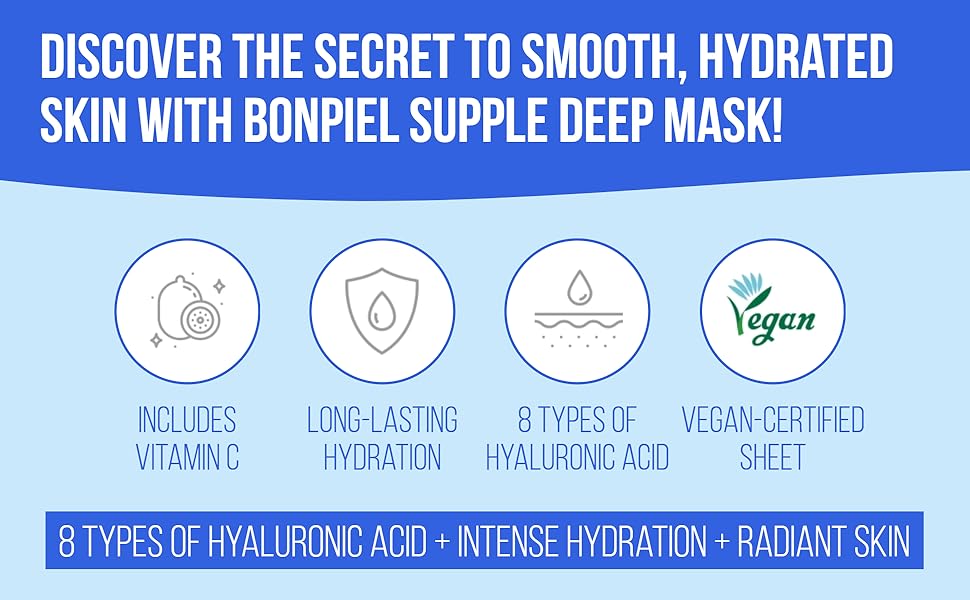 GGD GYEONGGIDO COMPANY BONPIEL Water Deep Mask 7Pack