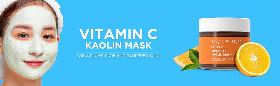 Buy ZM Zayn & Myza Vitamin C Kaolin Cream Face Mask - For Glowing