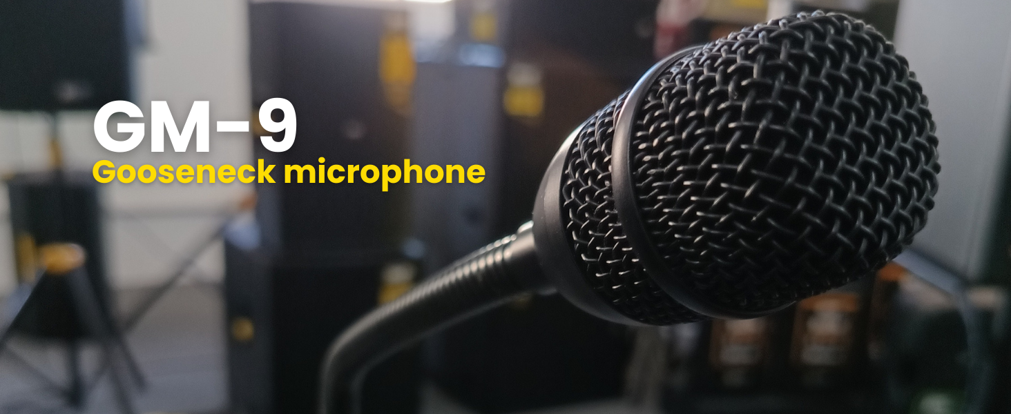 Gooseneck microphone vocal talk