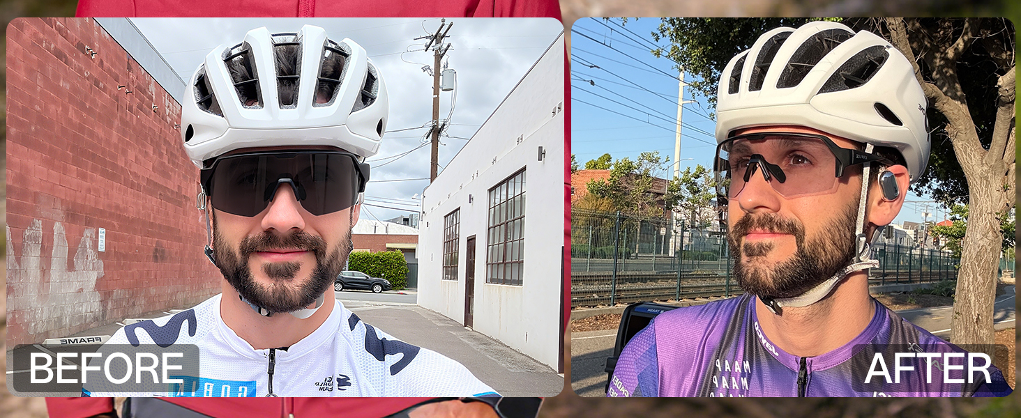 photochromic cycling glasses