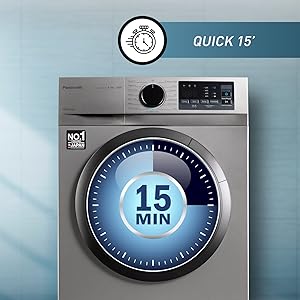 Panasonic Front Load Washing Machine, Quick 15