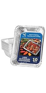 Large foil trays deep
