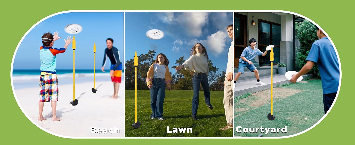 flying disc game set