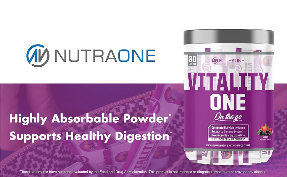NutraOne VitalityOne On The Go Complete Multivitamin
