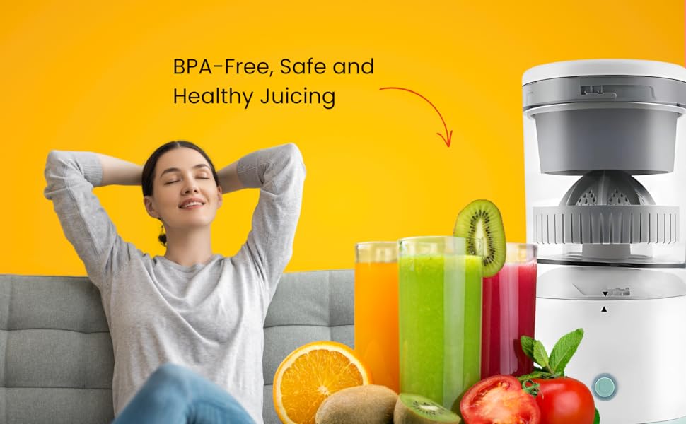 Portable Electric Citrus Juicer for Fresh Juice