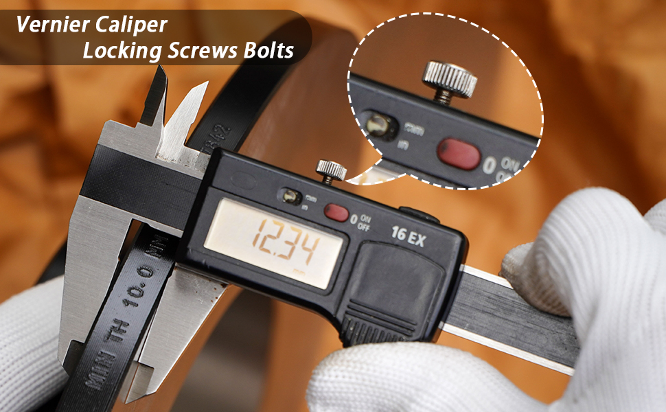 HARFINGTON 4pcs Vernier Calipers Locking Screws M2x4mm Round Flat Head