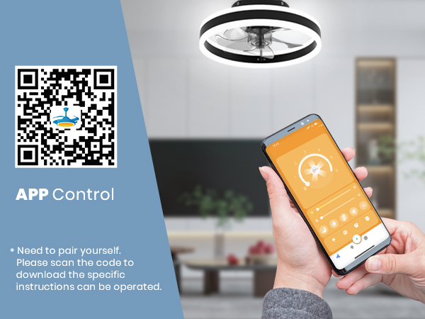 LED Deckenventilator mit Beleuchtung