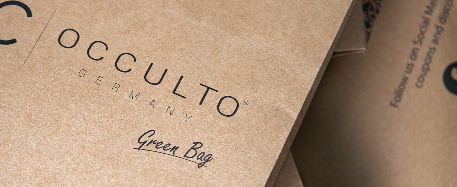 Occulto Green Bag, plastik-freie Verpackung