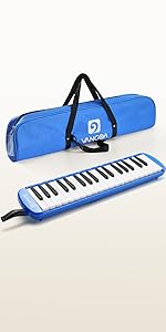 Maxtone 32-Key Melodica In Blue With Carrying Case | Gold Coast Music