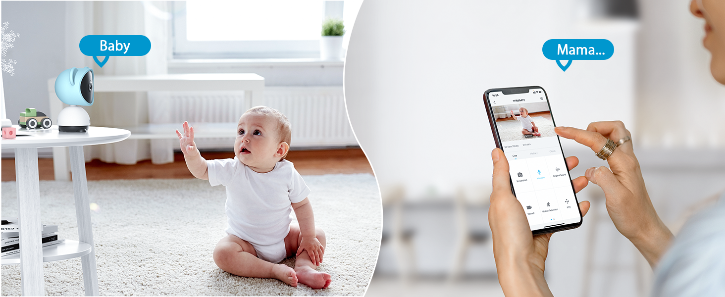 babyphone mit kamera und app