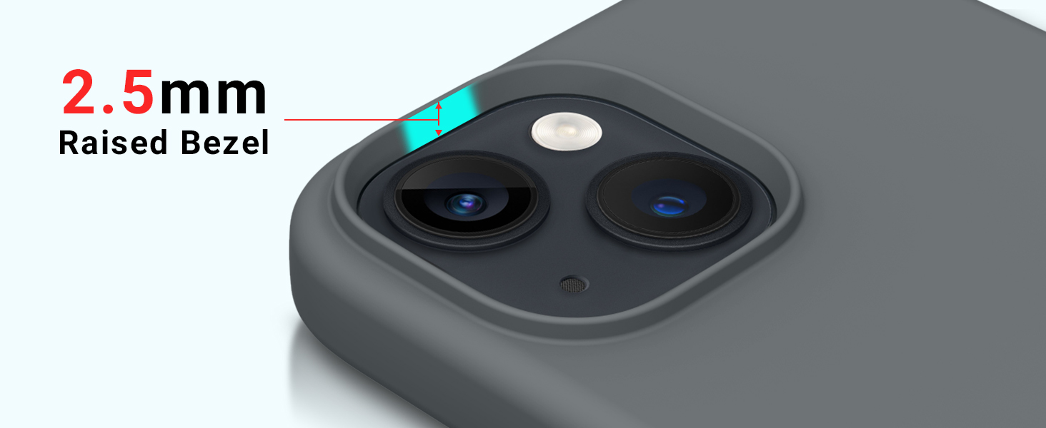 Microfiber Logo Cut Cover Compatible for iPhone 15 Case