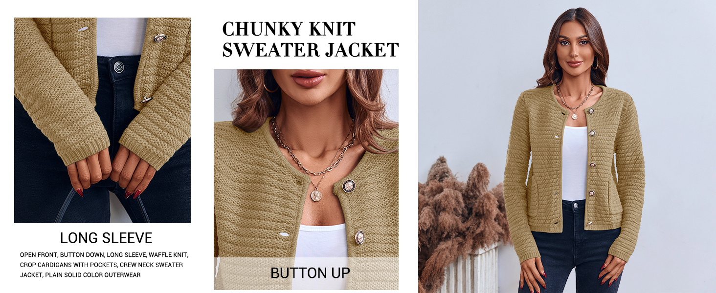 Open Front Sweater Jacket