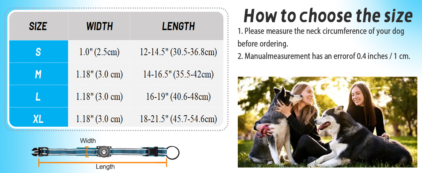 dog collar airtag holder