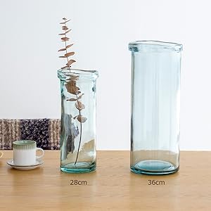 Amazon.co.jp: SANMIGUEL（サンミゲル） 花瓶 リサイクル ガラス