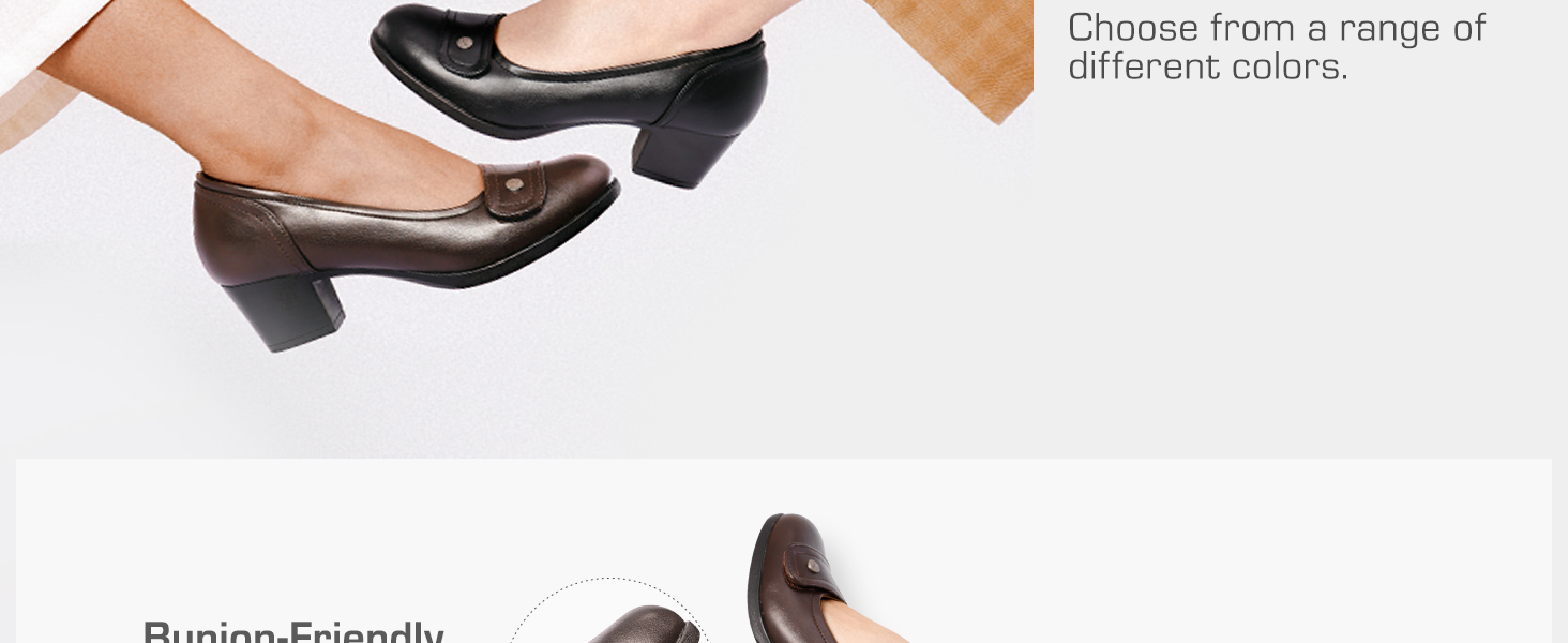 comfortable work pumps