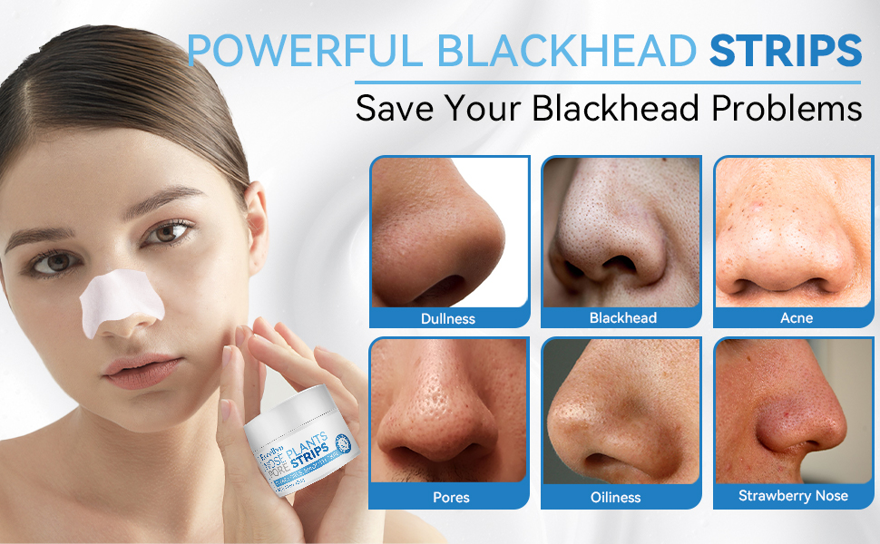 Blackhead remover Pore strips mask Aloe Vera