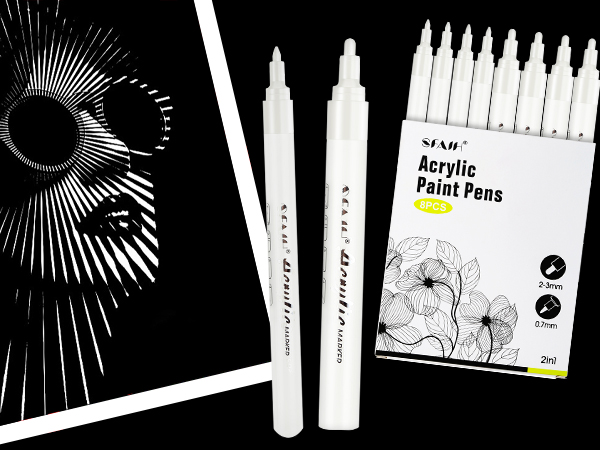 Acrylic White Paint Pens